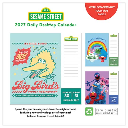 2027 Sesame Street Daily Desktop Calendar